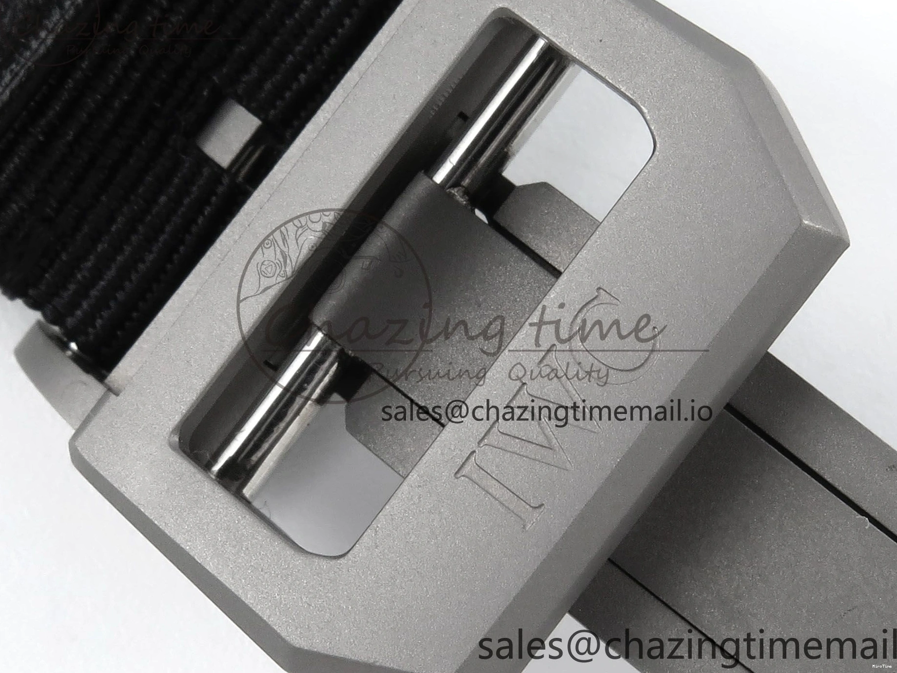 MIROTIME 0326 Durable Pilot Top Gun IW326901 M+F 1:1 Best Edition Black Dial on Black Nylon Strap MY 7003